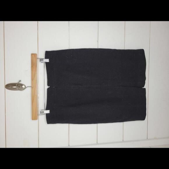 J Crew size 6 black wool blend pencil skirt - Picture 2 of 6